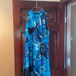 Beautiful floral high neck dress.